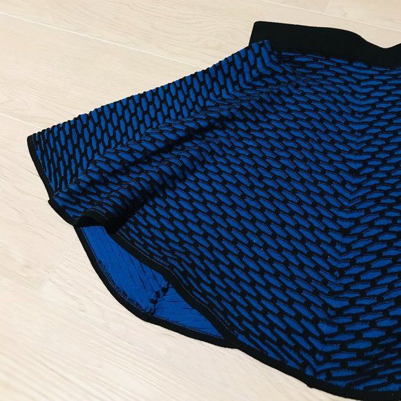 Fit & Flare Intermix Mini Skirt - Picture 2 of 3